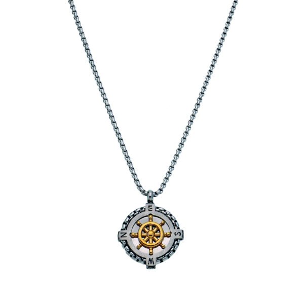 CADENA Y COLGANTE ACERO