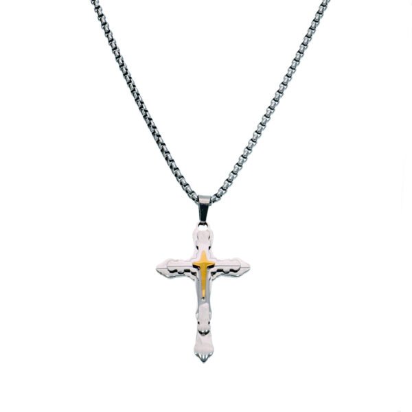 CADENA Y CRUZ ACERO
