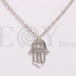 COLLAR ACERO MANO DE FATIMA
