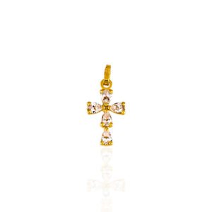CRUZ ORO 18K CON CIRCONITAS