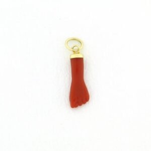 COLGANTE ORO HIGA ROJO ORO 18KILATES