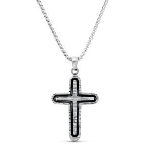 CADENA Y CRUZ ACERO